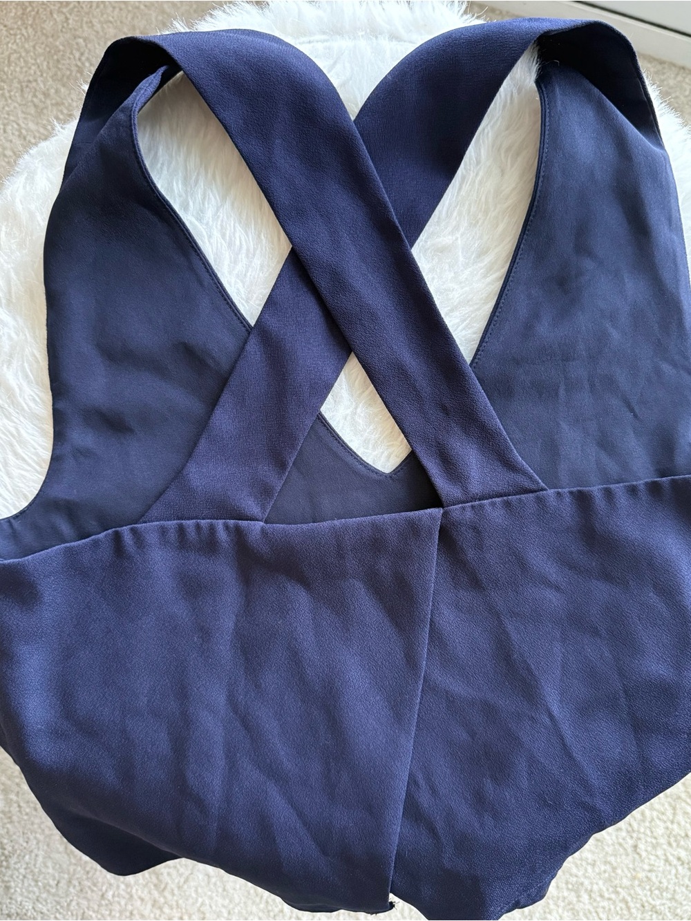 Club Monaco • Tank Crossover Back Tank Blouse Size XS